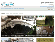 Tablet Screenshot of completeaccessca.net